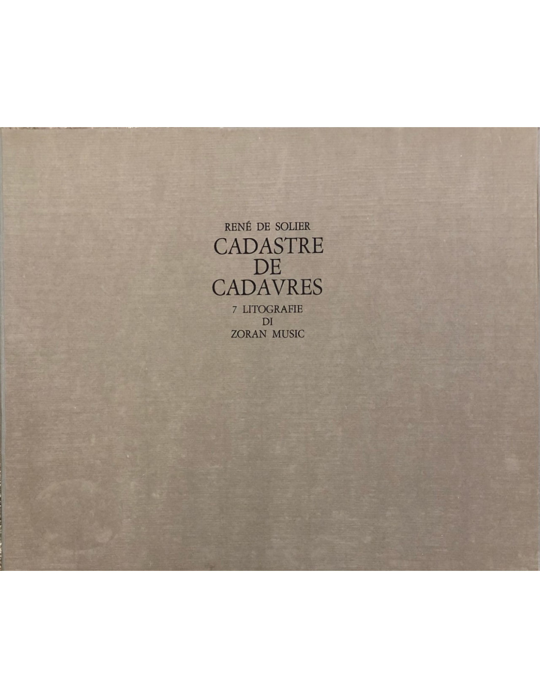 Cadastre De Cadavres Mapa